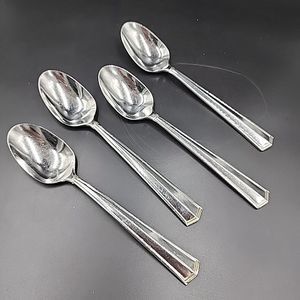 Yamazaki ICON AFFINITY Stainless 18/8  Patrick Place Oval Soup Spoon Set of 4